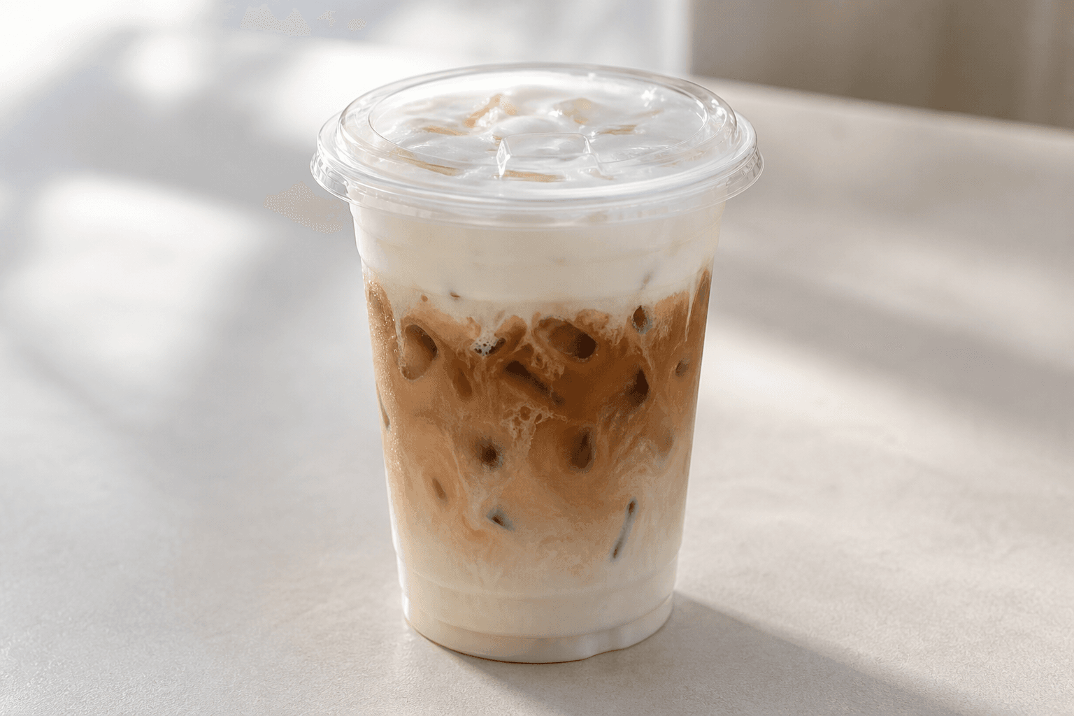 Photorealistic Coconut cloud latte menu-main p08 food image by VDAMO