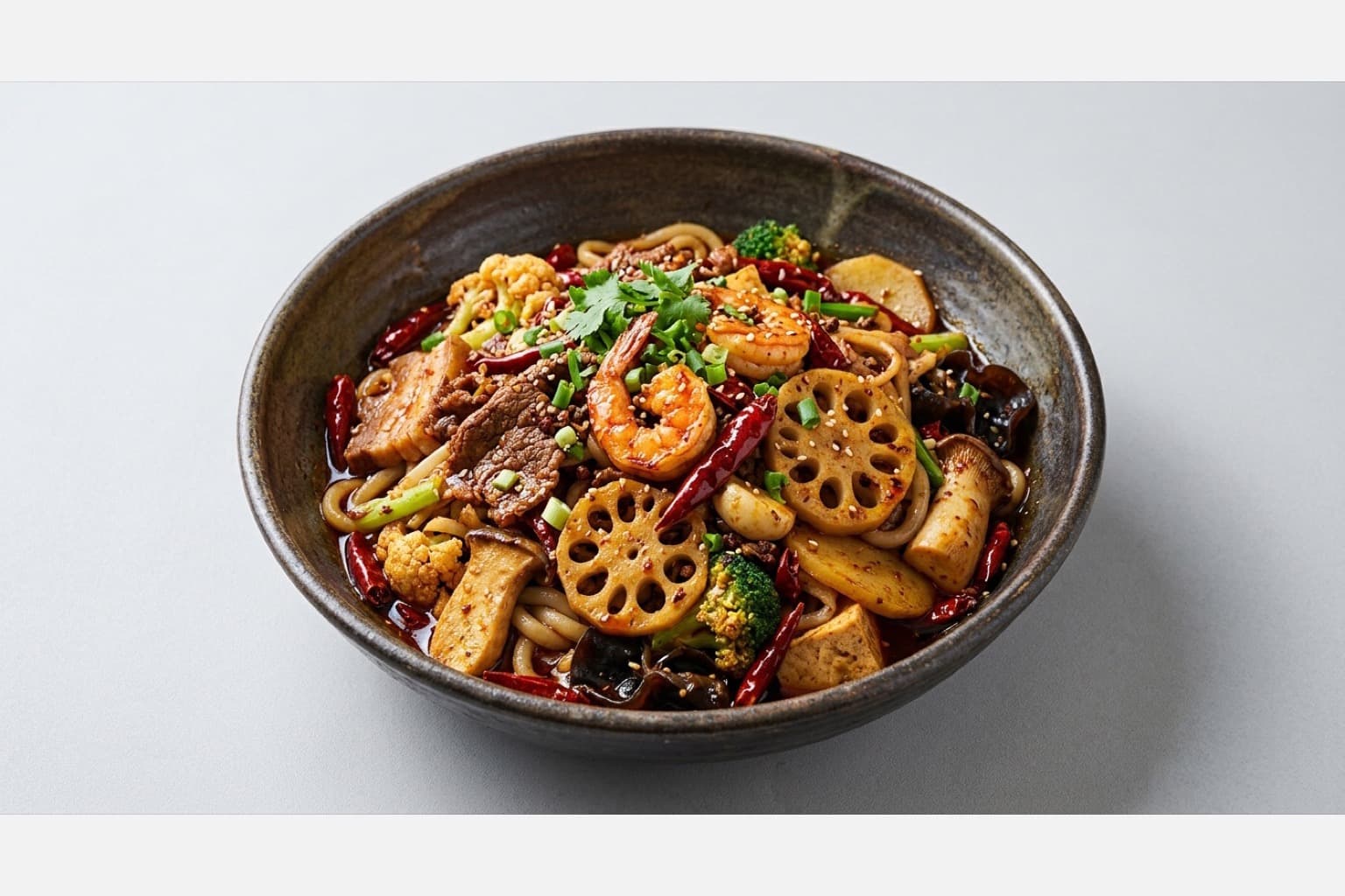Photorealistic Mala xiangguo menu-main p04 food image by VDAMO