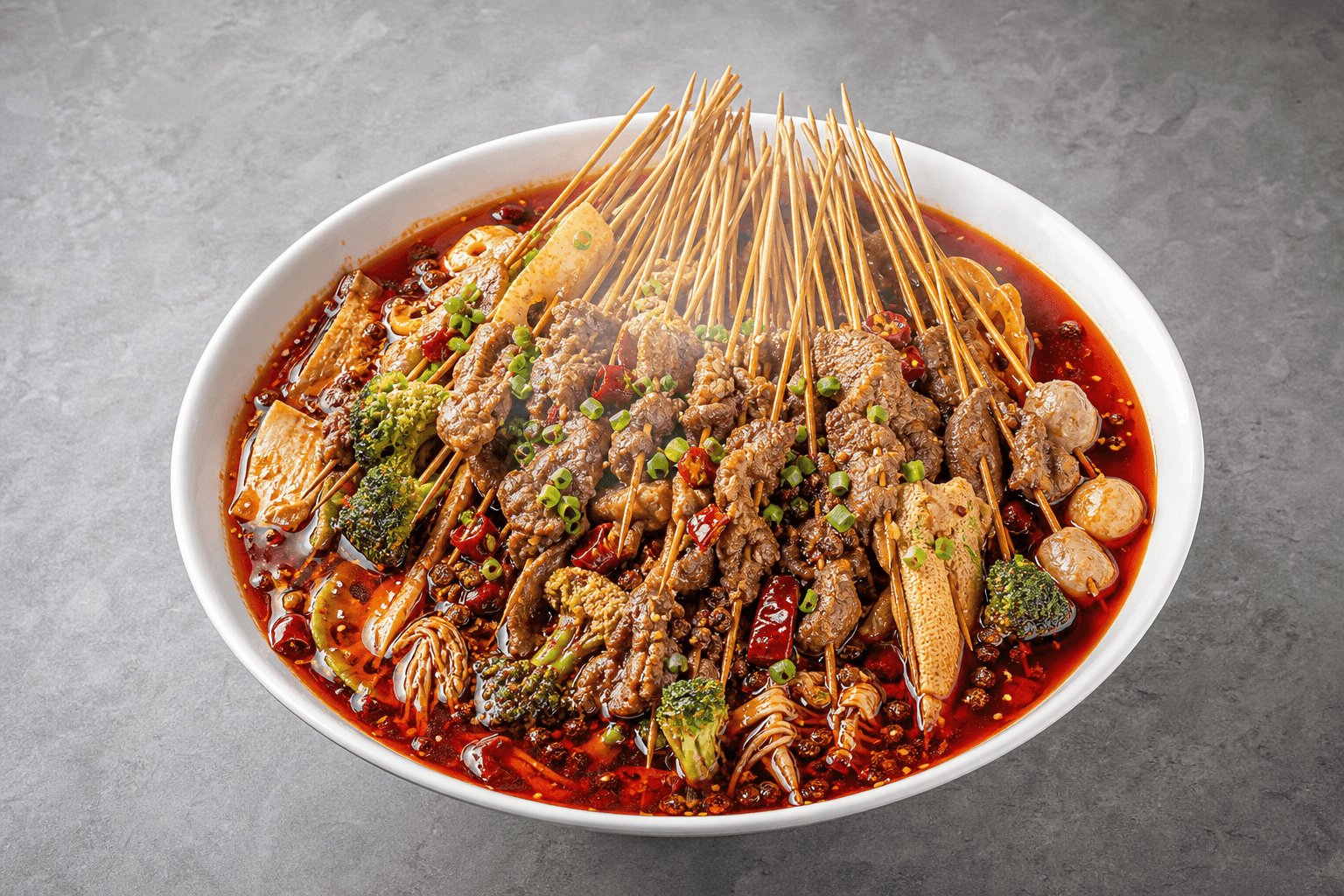Photorealistic Chuanchuan skewers menu-main p04 food image by VDAMO