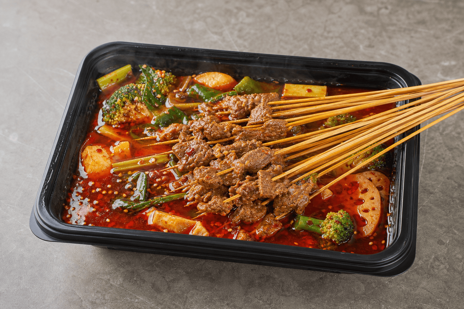 Photorealistic Chuanchuan skewers menu-main p06 food image by VDAMO