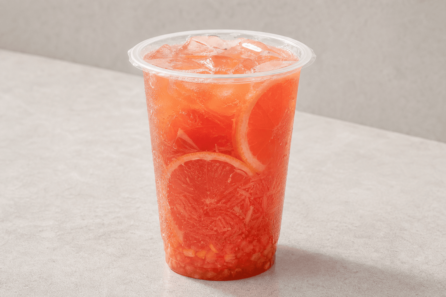 Photorealistic Grapefruit fruit tea menu-main p05 food image by VDAMO