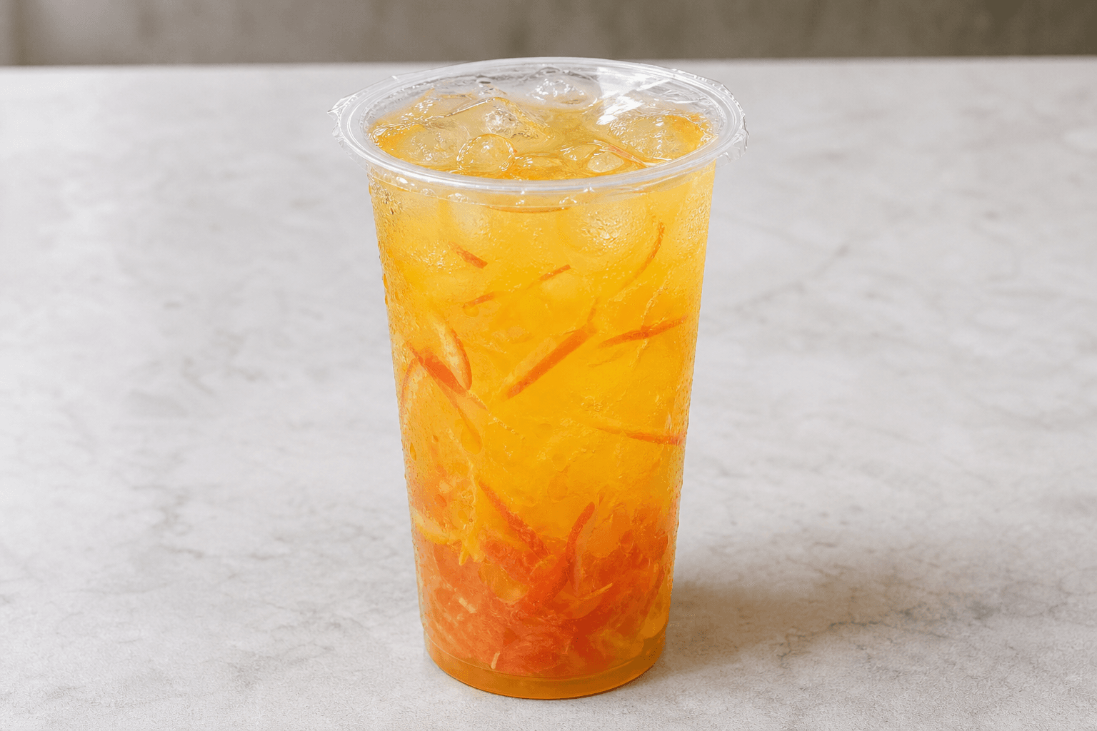 Photorealistic Honey grapefruit tea menu-main p09 food image by VDAMO