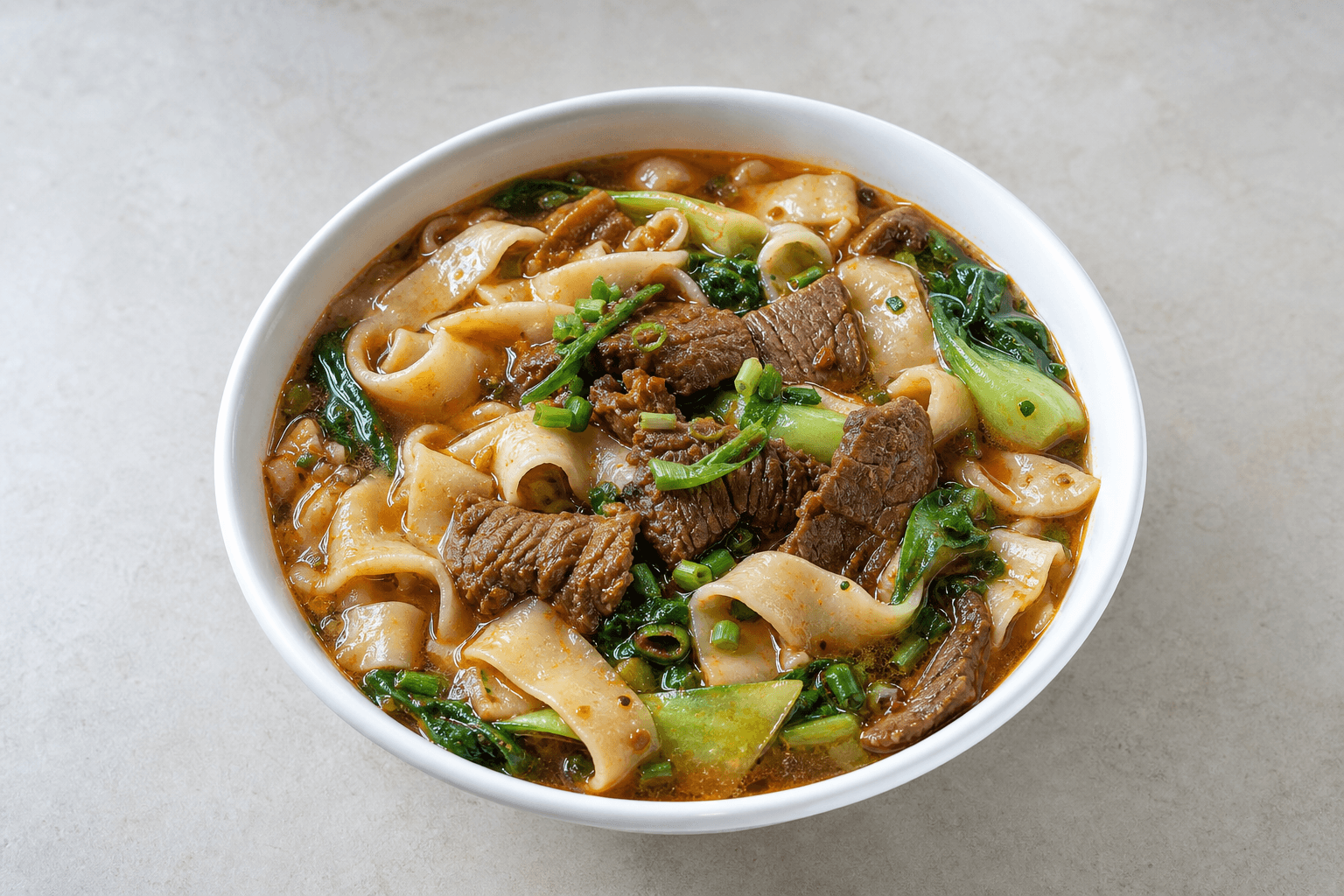 Photorealistic Beef banmian menu-main p04 food image by VDAMO