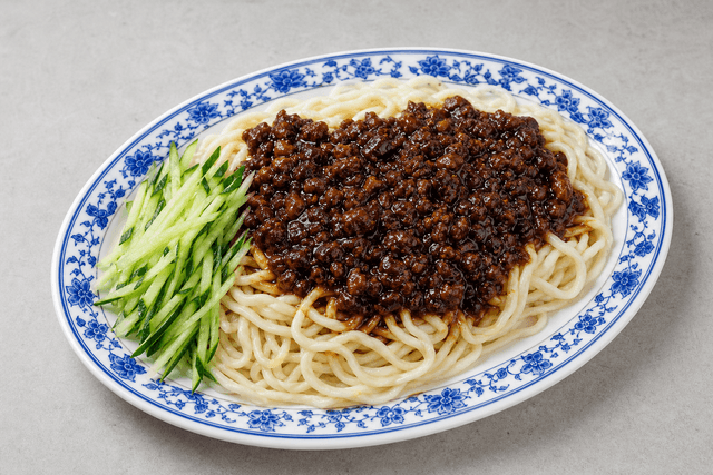 Photorealistic Beijing zhajiangmian menu-main p03 food image by VDAMO
