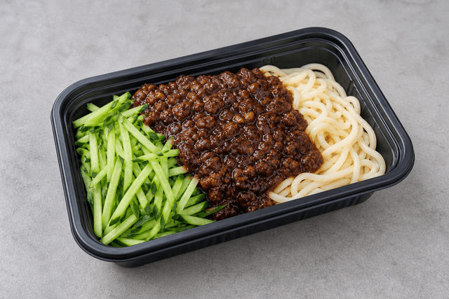 Photorealistic Beijing zhajiangmian menu-main p06 food image by VDAMO