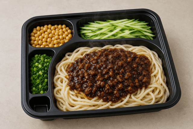 Photorealistic Beijing zhajiangmian menu-main p08 food image by VDAMO
