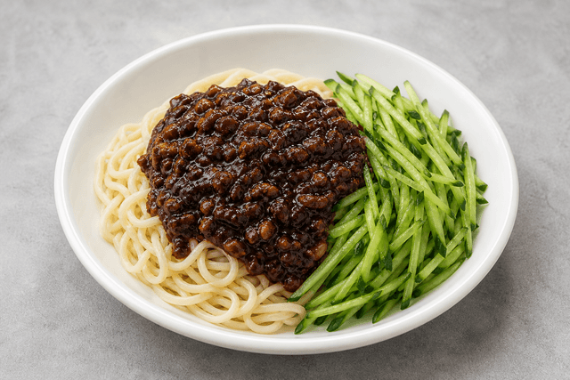 Photorealistic Beijing zhajiangmian menu-main p09 food image by VDAMO