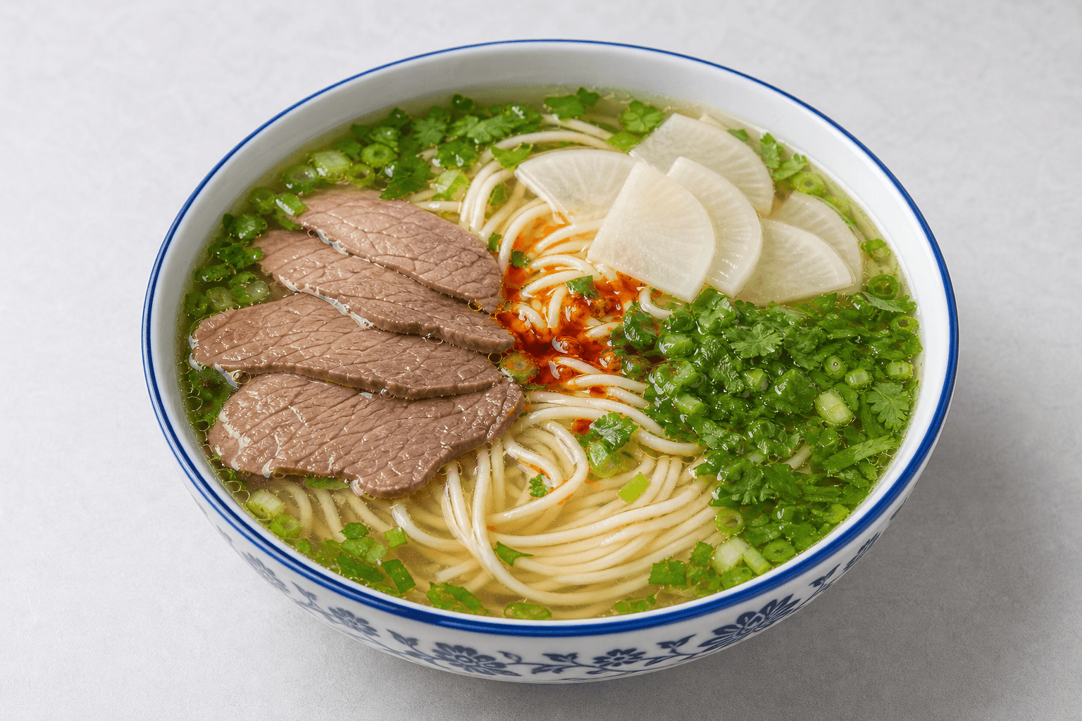 Photorealistic Lanzhou niurou mian menu-main p04 food image by VDAMO