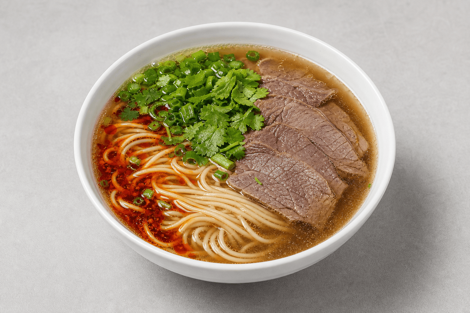 Photorealistic Lanzhou niurou mian menu-main p05 food image by VDAMO