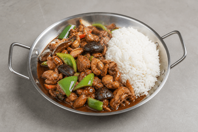 Photorealistic Braised chicken rice menu-main p05 food image by VDAMO