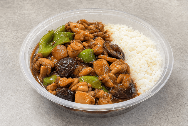 Photorealistic Braised chicken rice menu-main p07 food image by VDAMO