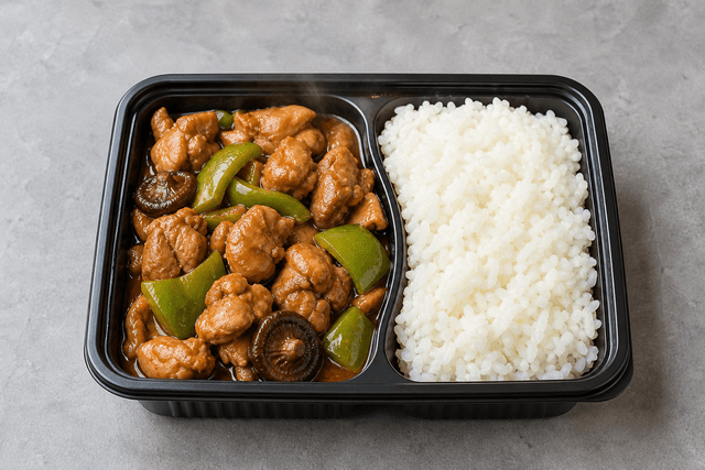 Photorealistic Braised chicken rice menu-main p08 food image by VDAMO