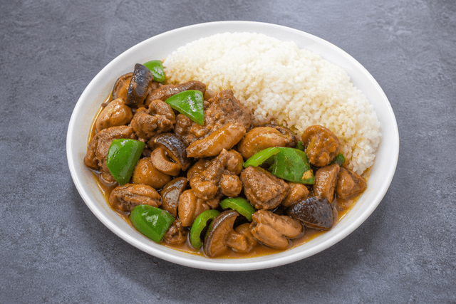 Photorealistic Braised chicken rice menu-main p09 food image by VDAMO