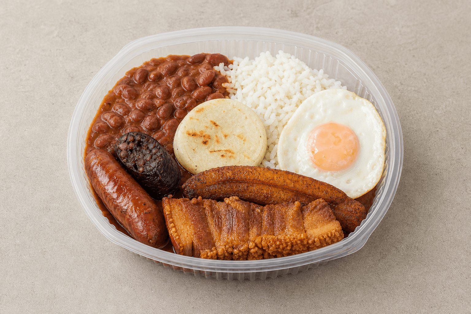 Photorealistic Bandeja paisa menu-main p07 food image by VDAMO