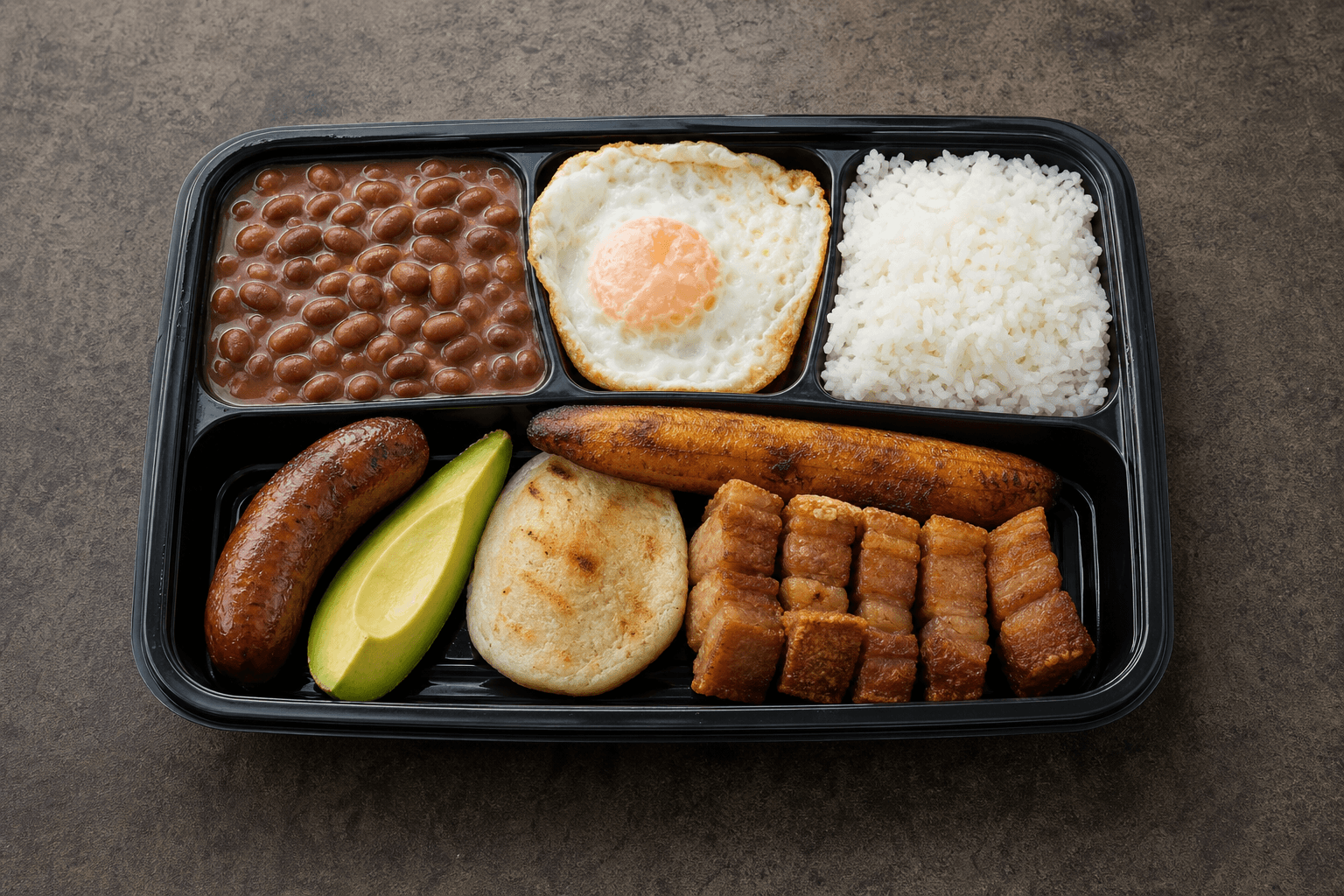 Photorealistic Bandeja paisa menu-main p08 food image by VDAMO