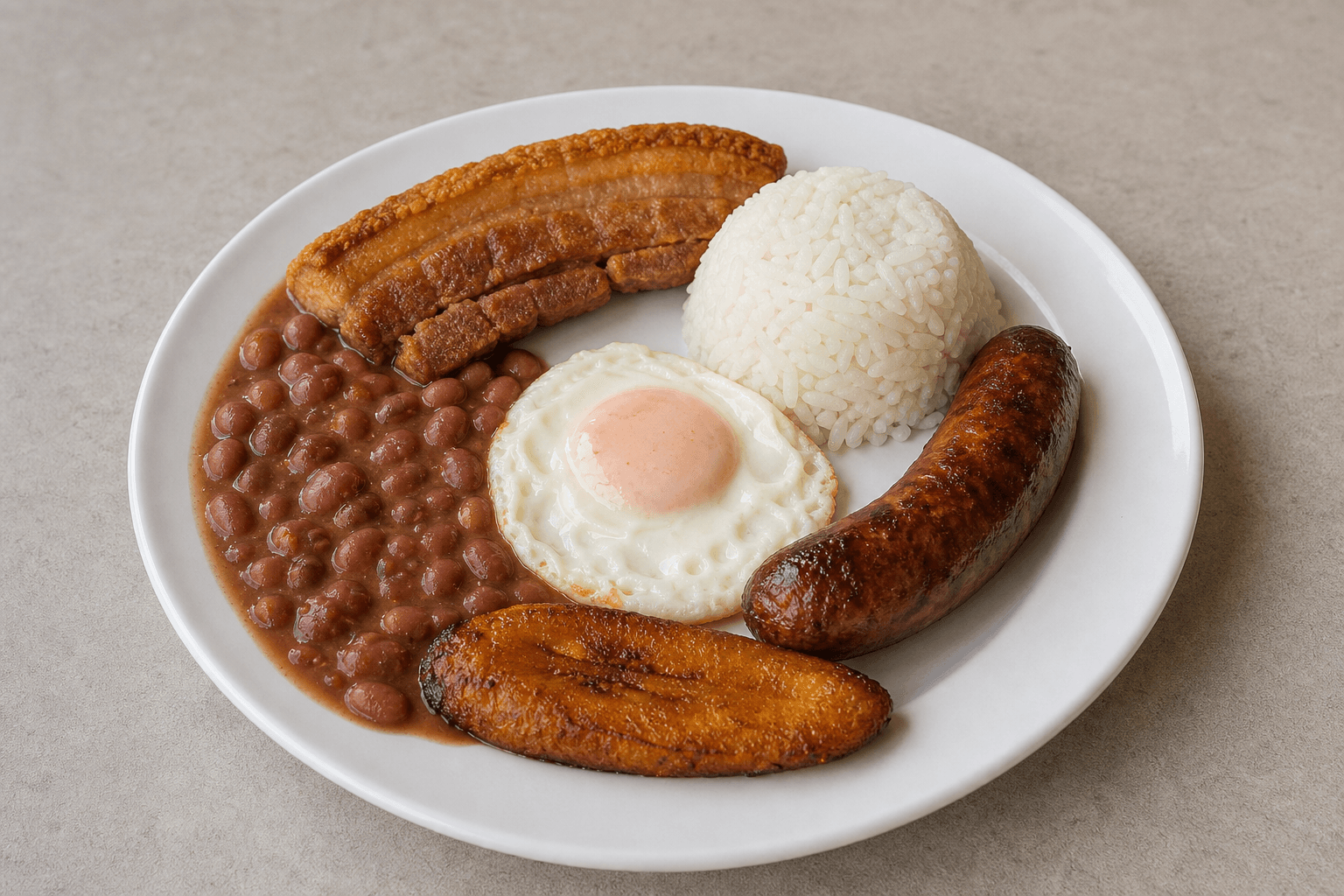 Photorealistic Bandeja paisa menu-main p09 food image by VDAMO