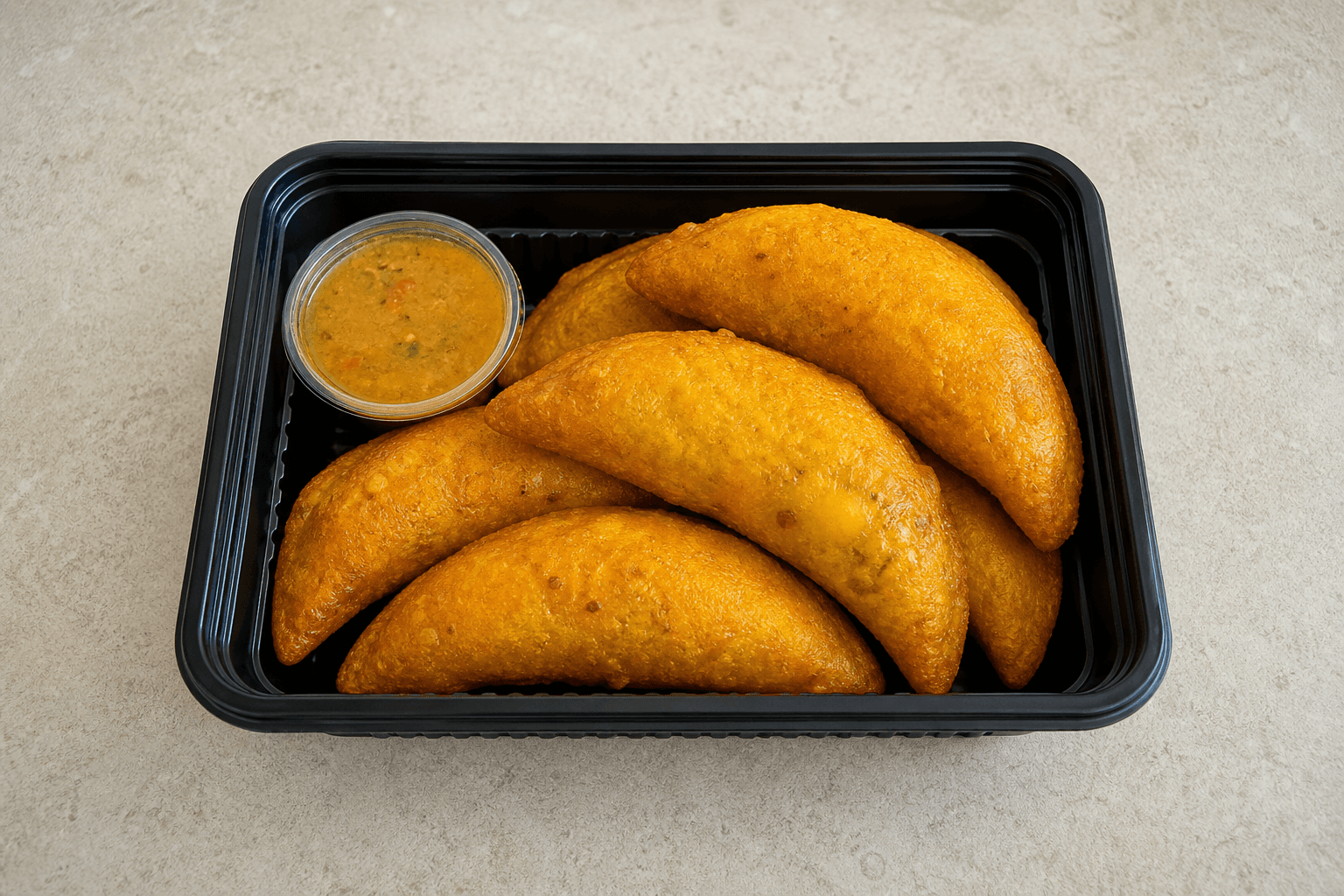 Photorealistic Colombian empanadas menu-main p06 food image by VDAMO
