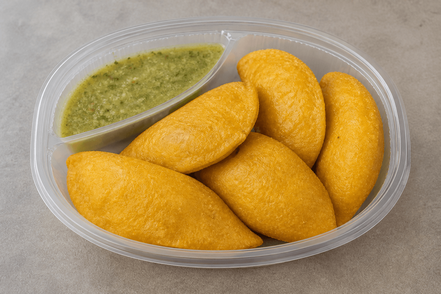 Photorealistic Colombian empanadas menu-main p07 food image by VDAMO