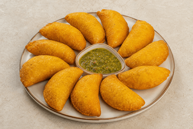 Photorealistic Colombian empanadas menu-main p10 food image by VDAMO