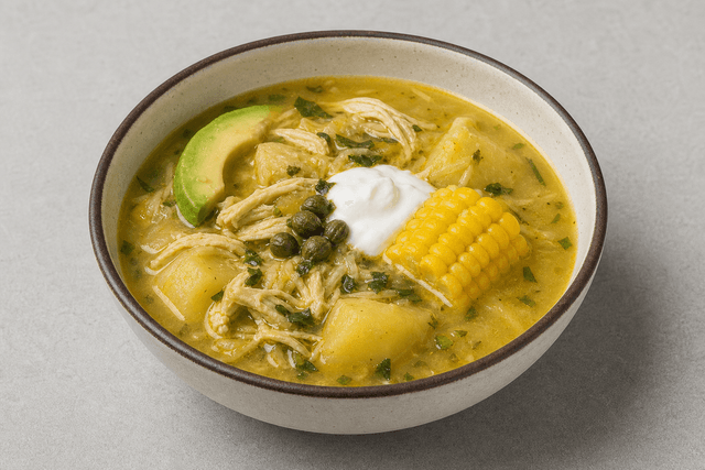 Photorealistic Ajiaco menu-main p05 food image by VDAMO
