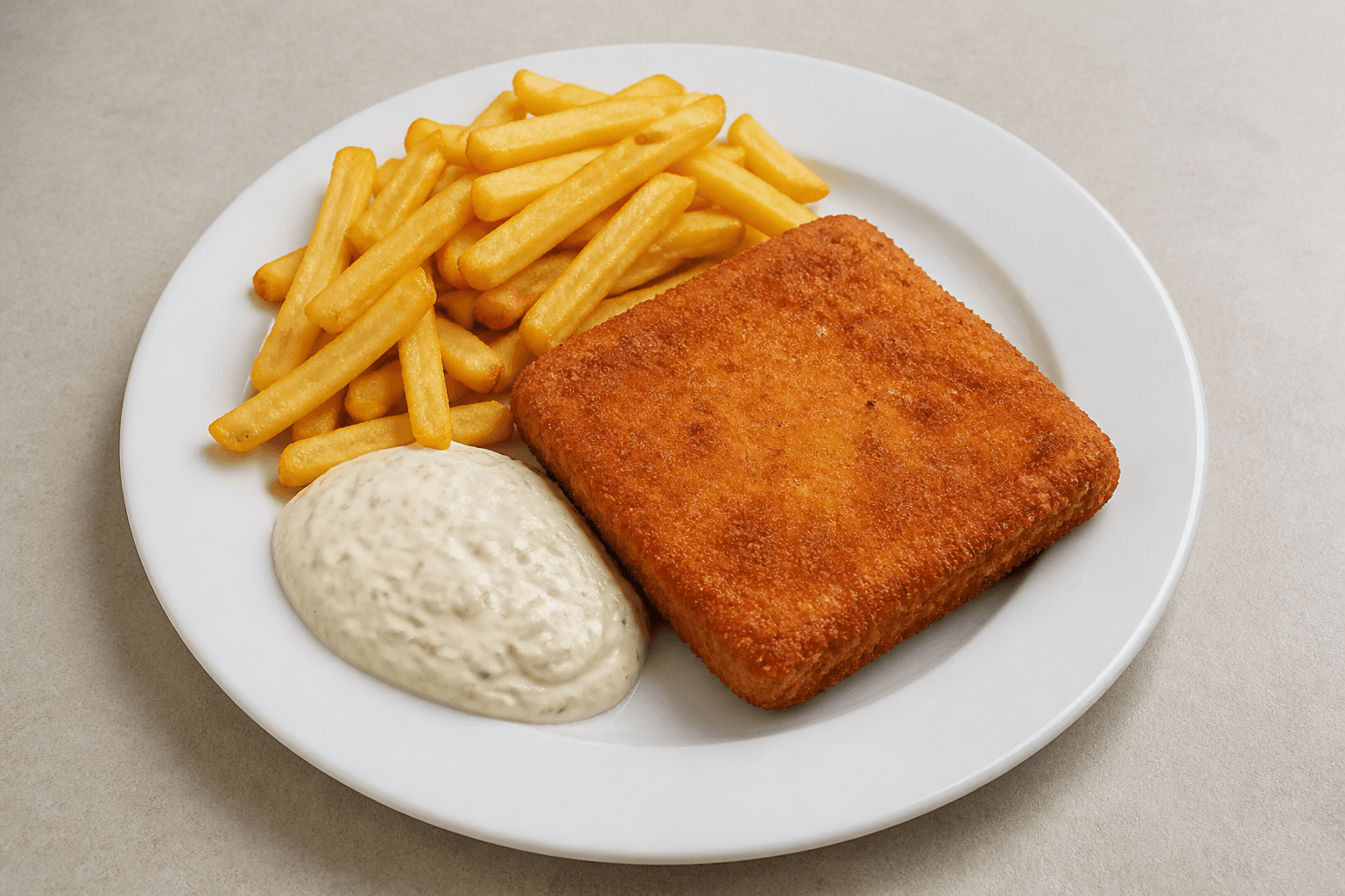 Photorealistic Czech fried cheese P01 food image by VDAMO