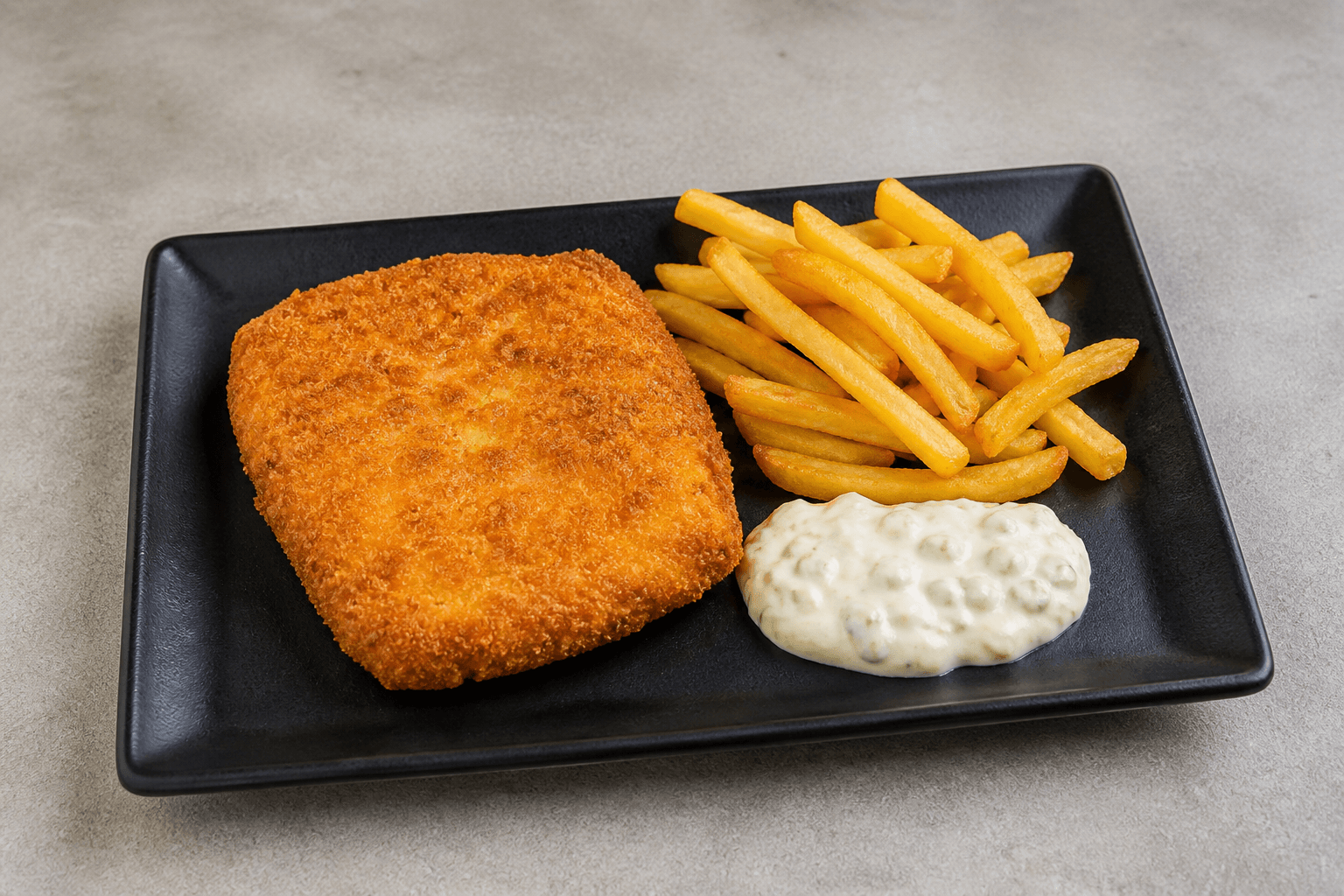 Photorealistic Czech fried cheese P02 food image by VDAMO