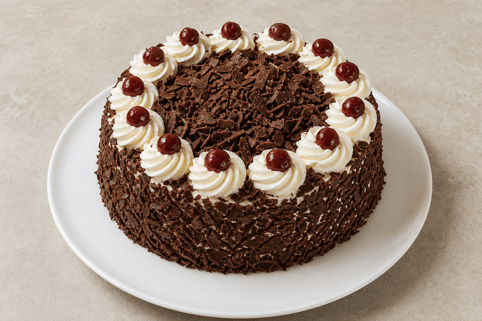 VDAMO food-afbeelding: Zwarte Woud-taart P01