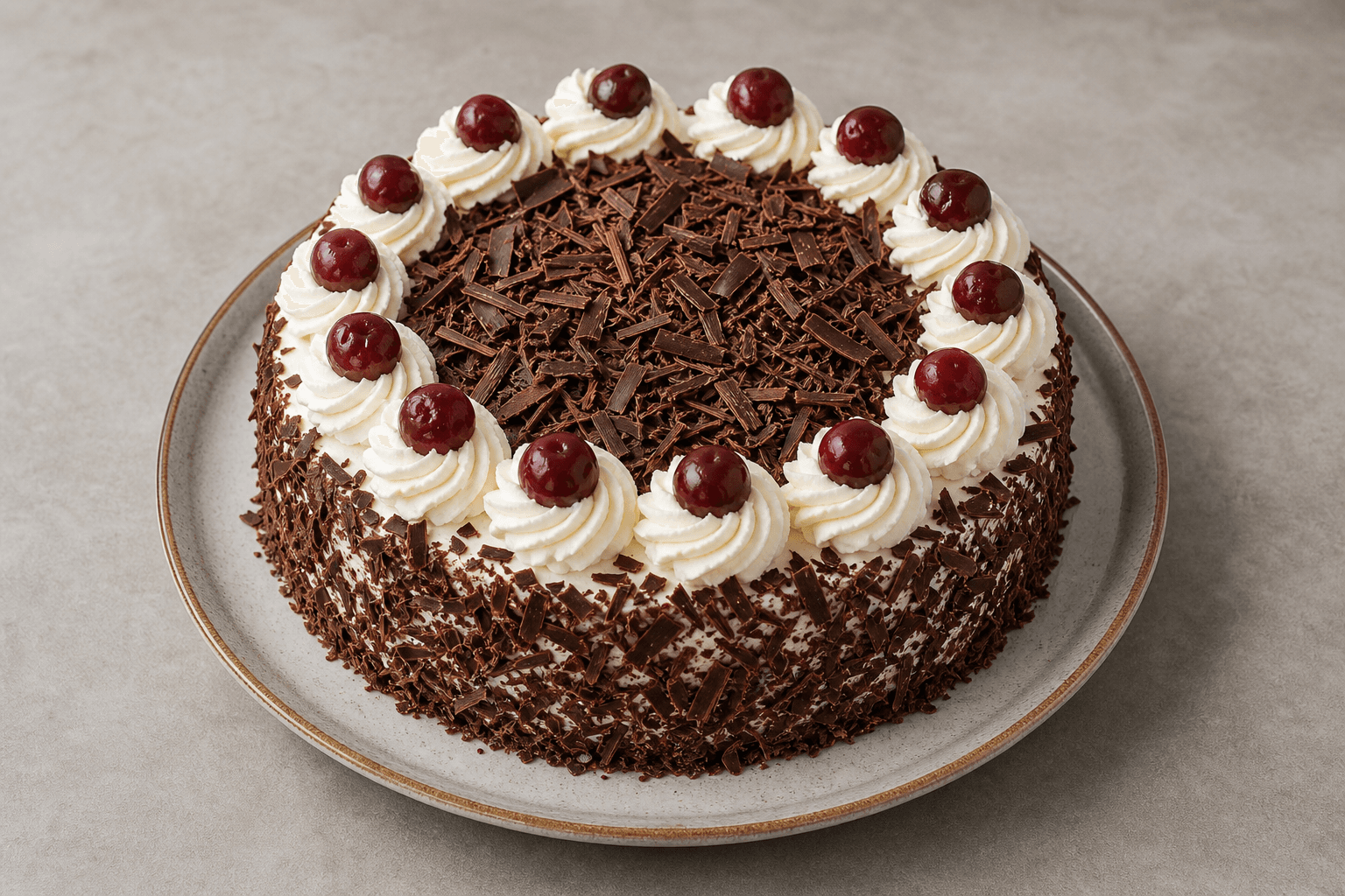 VDAMO food-afbeelding: Zwarte Woud-taart P10