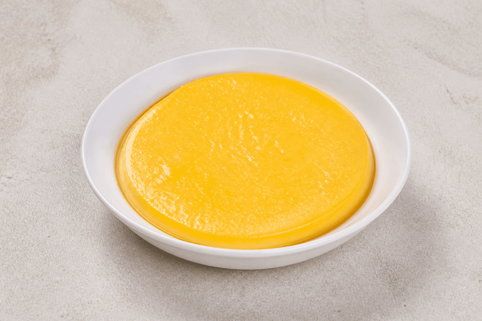 Photorealistic DE Mango pudding cup dessert P09 food image by VDAMO