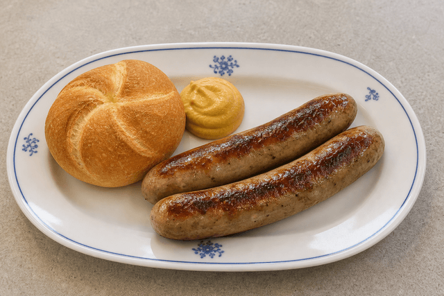 Photorealistic Bratwurst menu-main p03 food image by VDAMO
