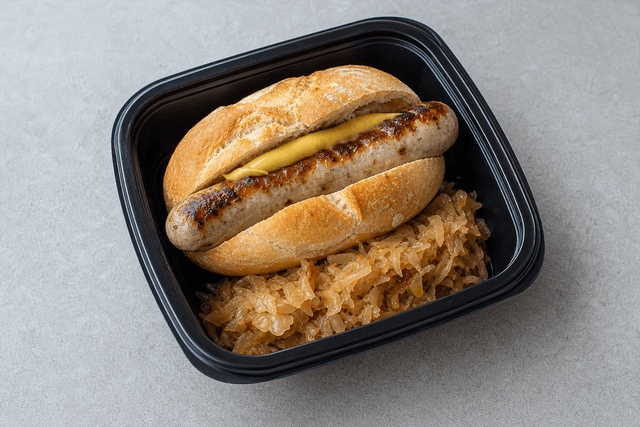 Photorealistic Bratwurst menu-main p06 food image by VDAMO
