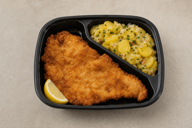 Photorealistic Schnitzel menu-main p08 food image by VDAMO