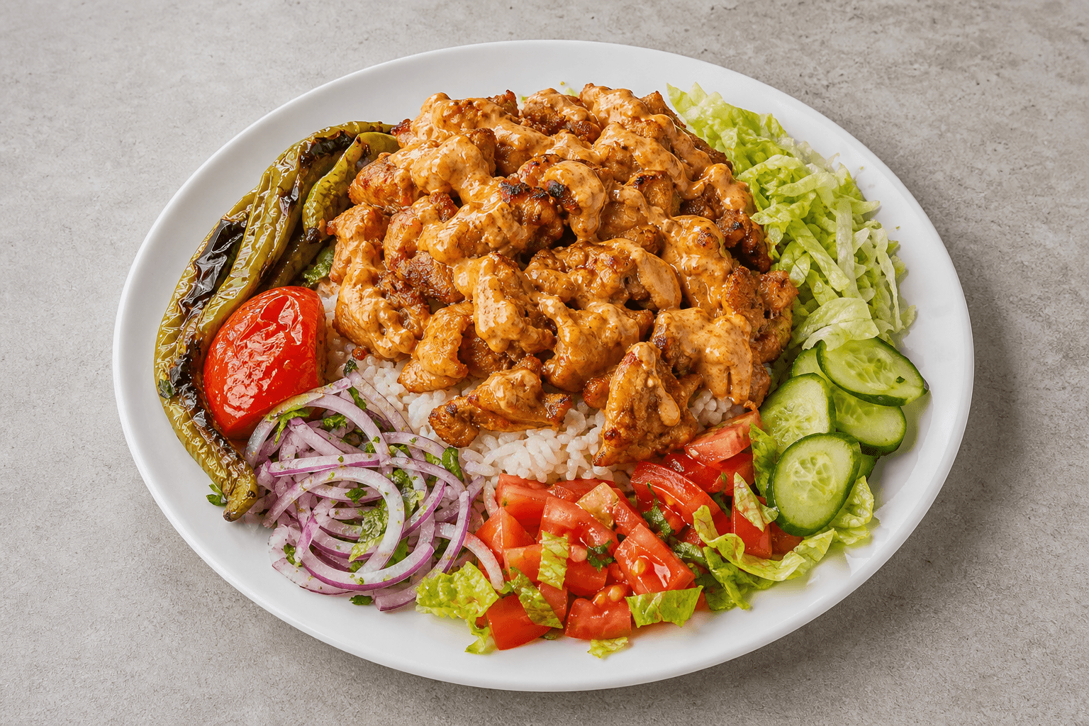 Photorealistic DK Crispy snack platter turkish P01 food image by VDAMO