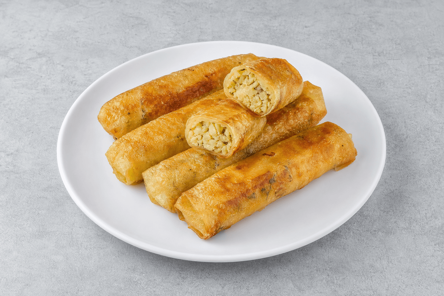 Photorealistic 阿尔及利亚春卷 menu-main p07 food image by VDAMO