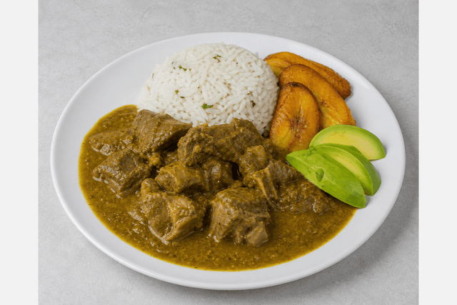 Photorealistic Seco de chivo menu-main p10 food image by VDAMO