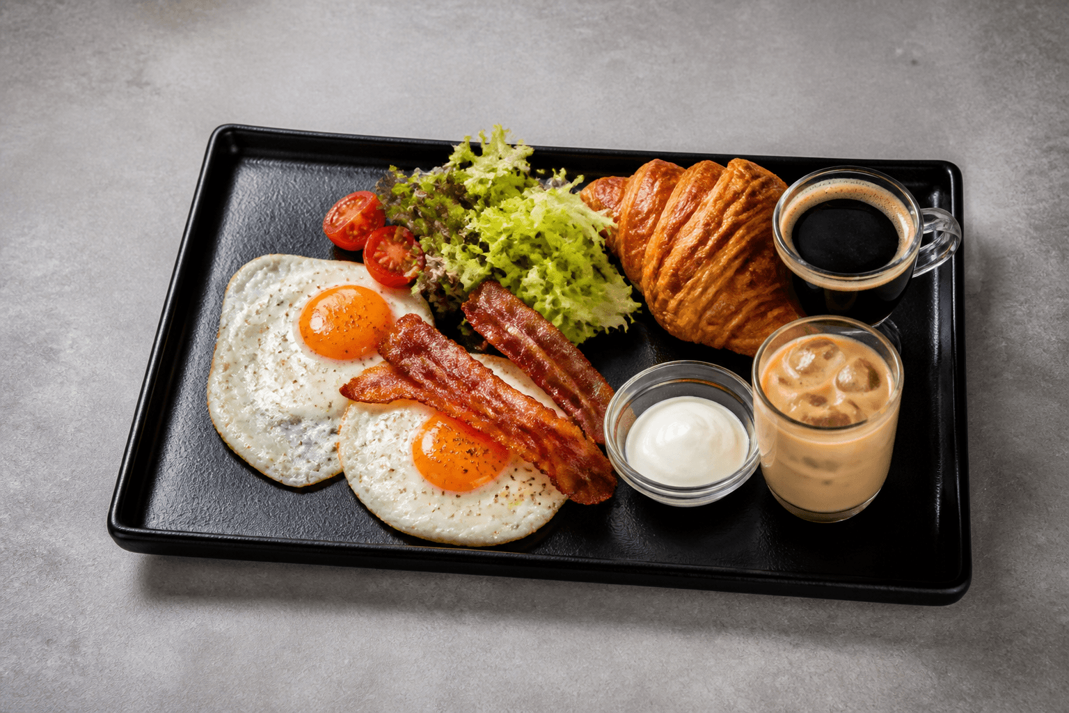 Photorealistic EE Breakfast egg plate cafe menu-main p02 food image by VDAMO