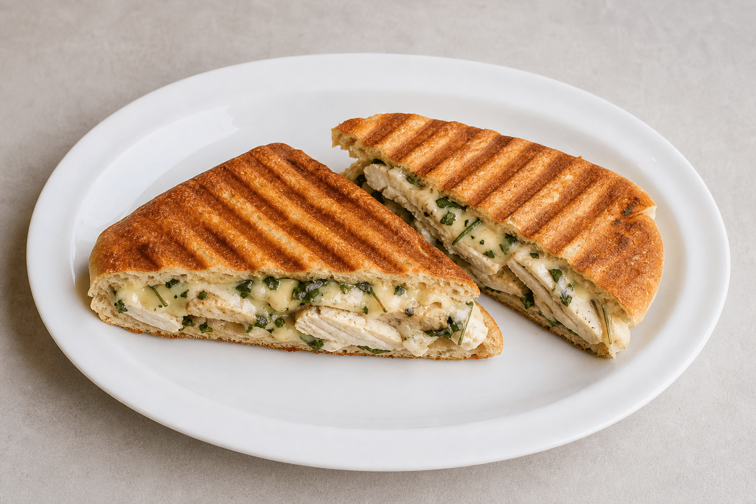 Photorealistic EE Chicken panini cafe menu-main p03 food image by VDAMO