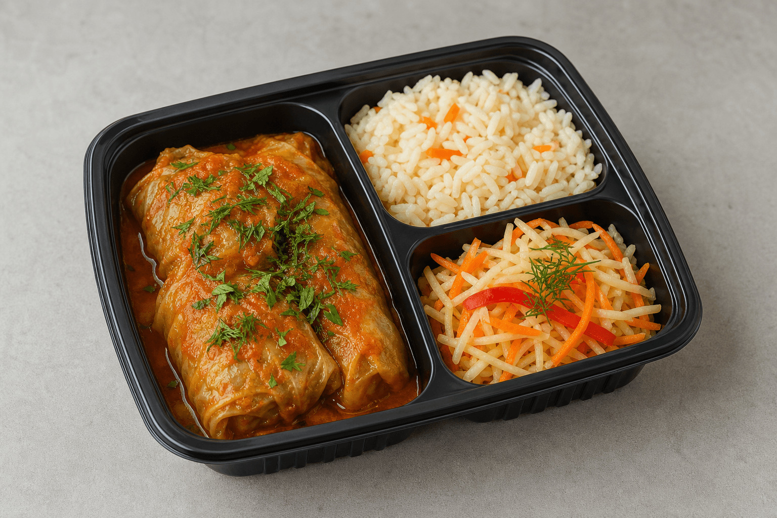 Photorealistic EE Cabbage roll plate eastern-european P06 food image by VDAMO