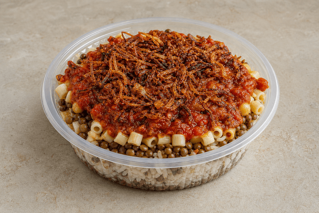 Photorealistic Koshari menu-main p07 food image by VDAMO