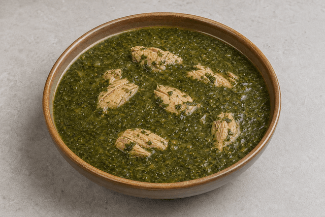 Photorealistic Molokhia chicken menu-main p02 food image by VDAMO