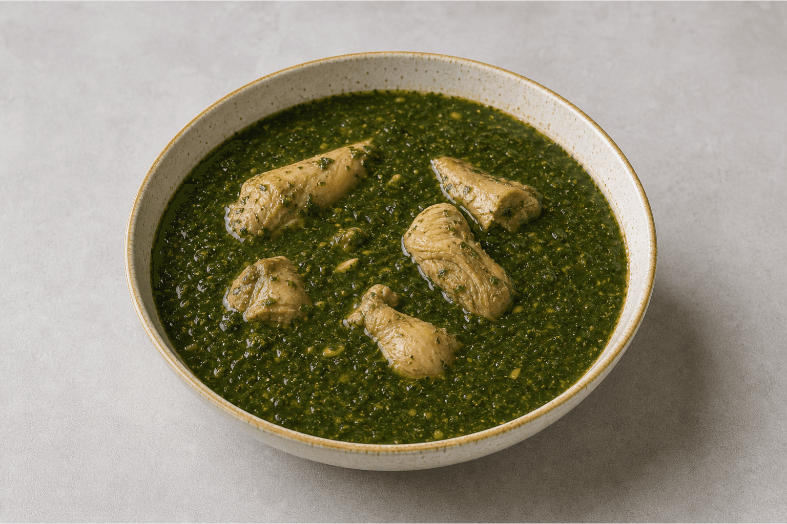 Photorealistic Molokhia chicken menu-main p03 food image by VDAMO