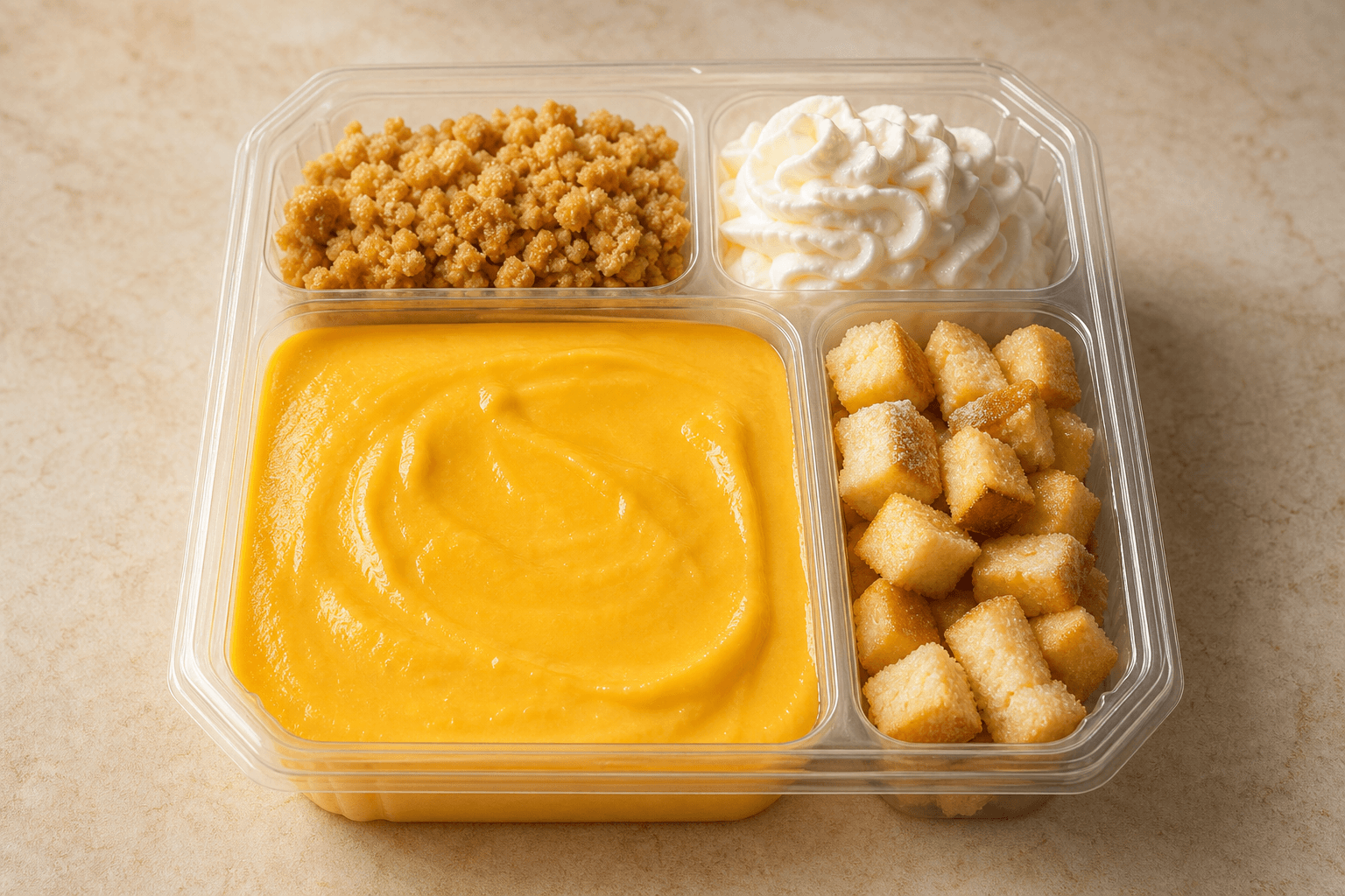 Photorealistic ES Mango pudding cup dessert menu-main p08 food image by VDAMO