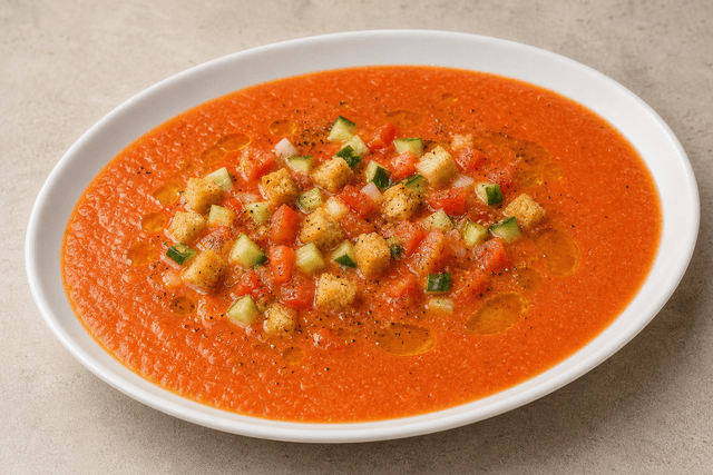 Photorealistic Gazpacho menu-main p03 food image by VDAMO