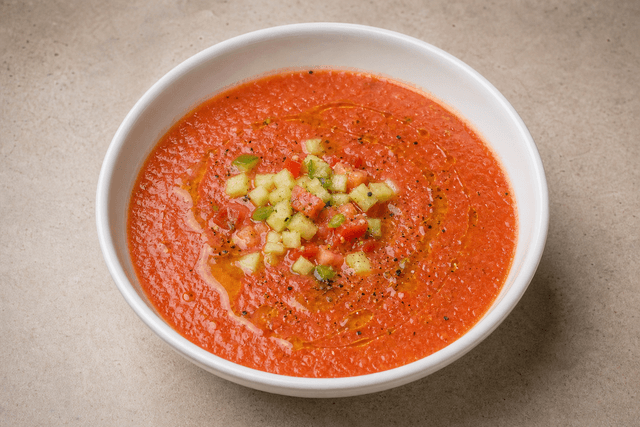 Photorealistic Gazpacho menu-main p04 food image by VDAMO