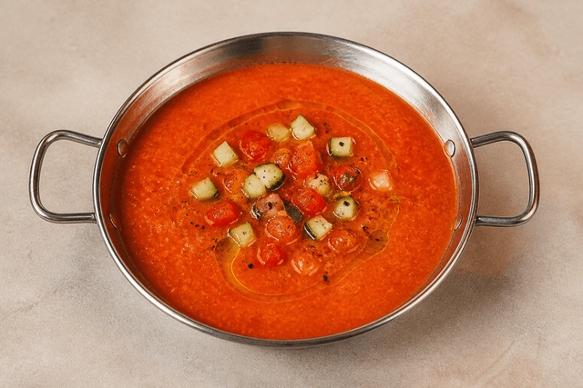 Photorealistic Gazpacho menu-main p05 food image by VDAMO
