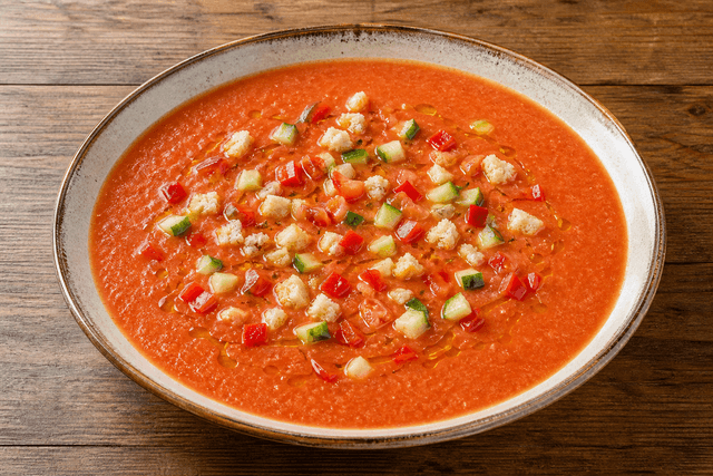 Photorealistic Gazpacho menu-main p10 food image by VDAMO