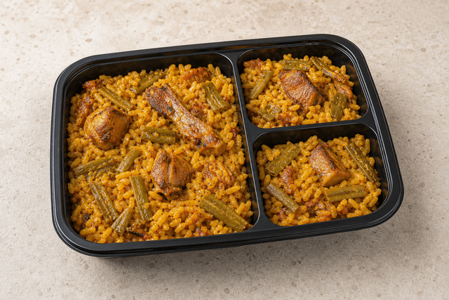Photorealistic Paella Valenciana menu-main p08 food image by VDAMO