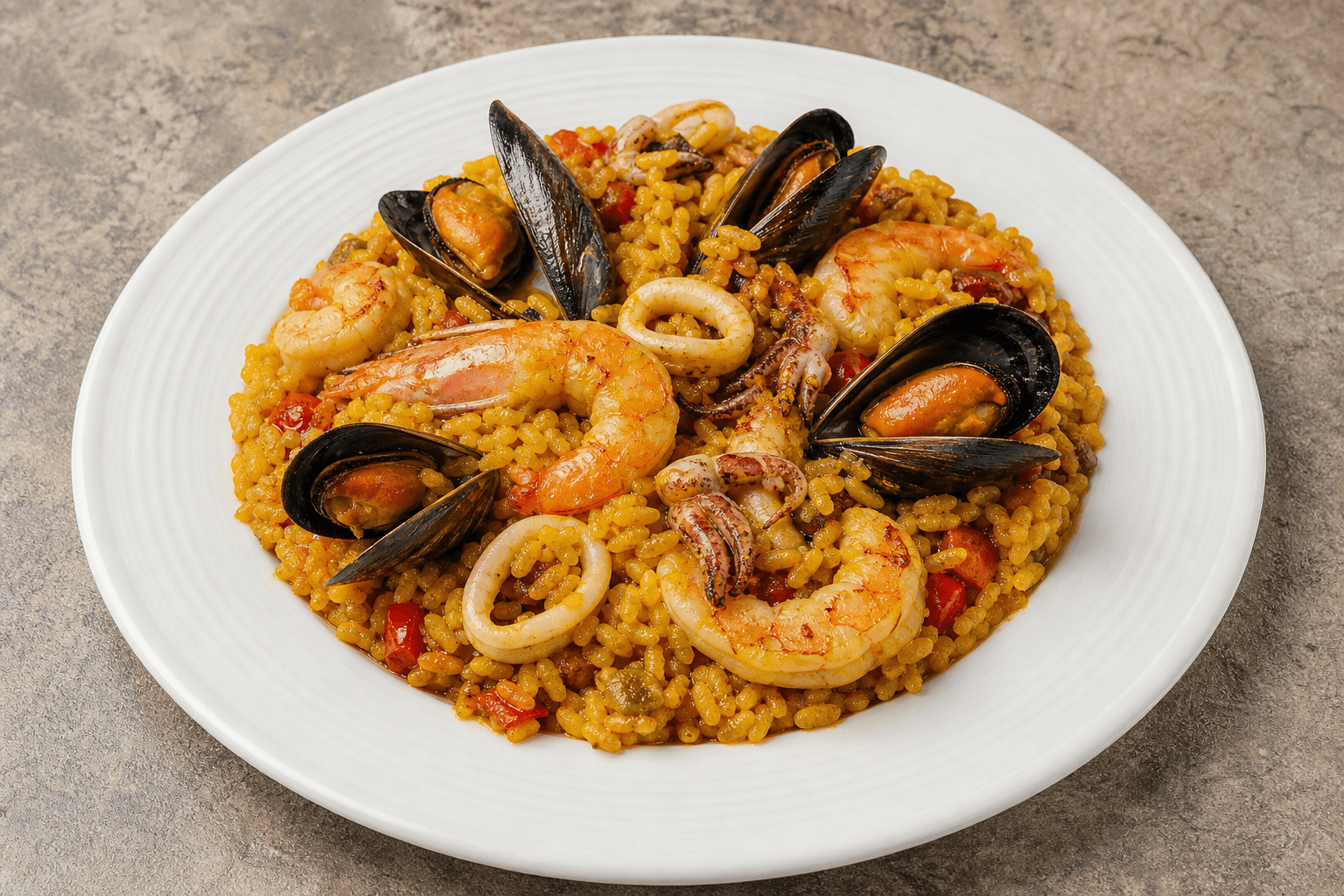 Imagem de comida VDAMO: Seafood paella P01