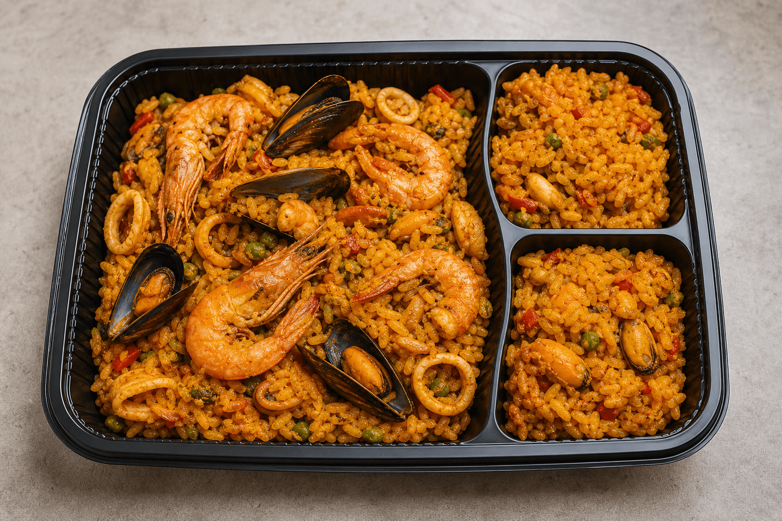 Image culinaire VDAMO : Seafood paella P08