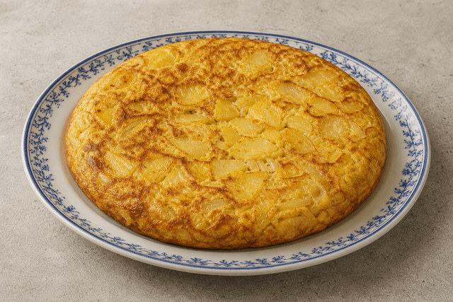 Photorealistic Spanish omelette menu-main p03 food image by VDAMO